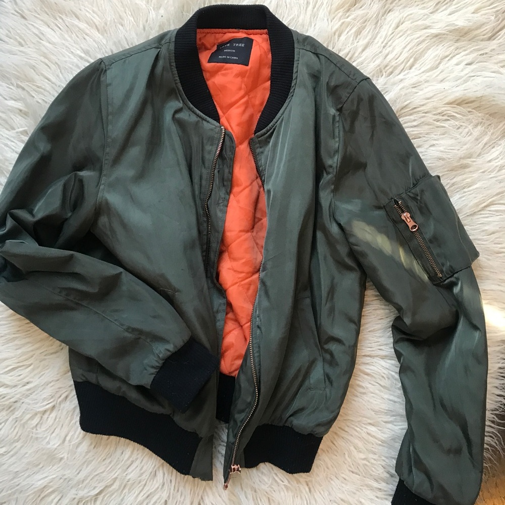 Green Bomber Jacket